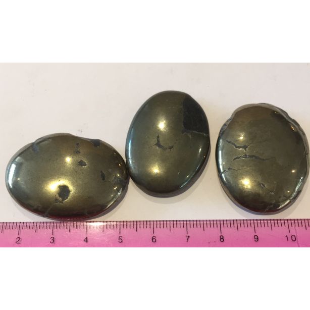Healers Gold Large Flat Stone KK357