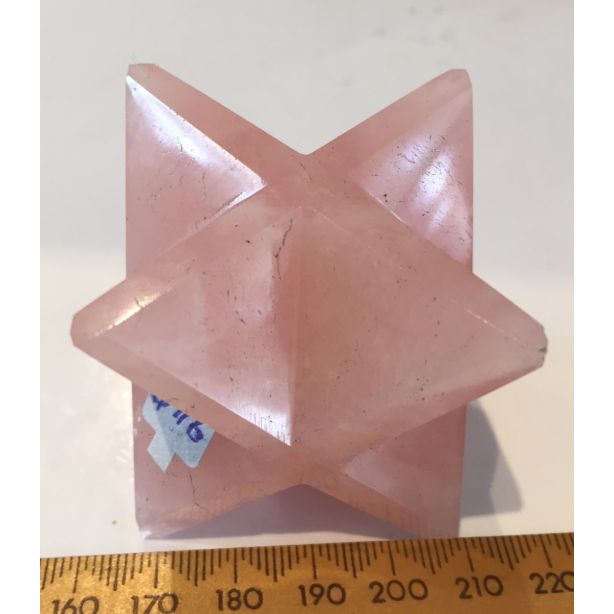 Rose Quartz Merkaba kk363