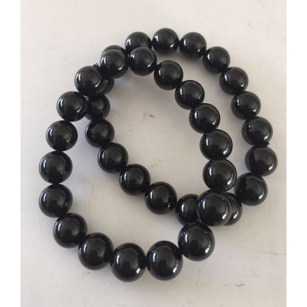 Black Obsidian Bracelet 8mm KK468