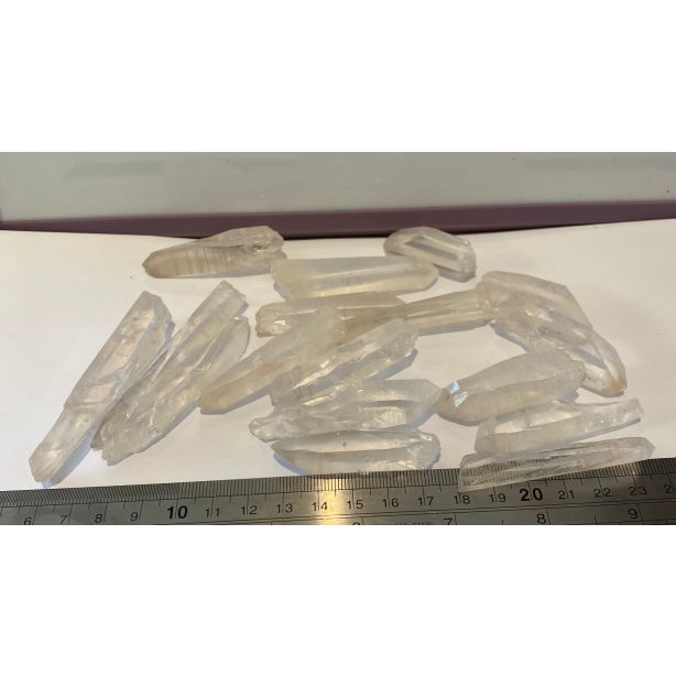 Clear Quartz Lemurian Points KK822
