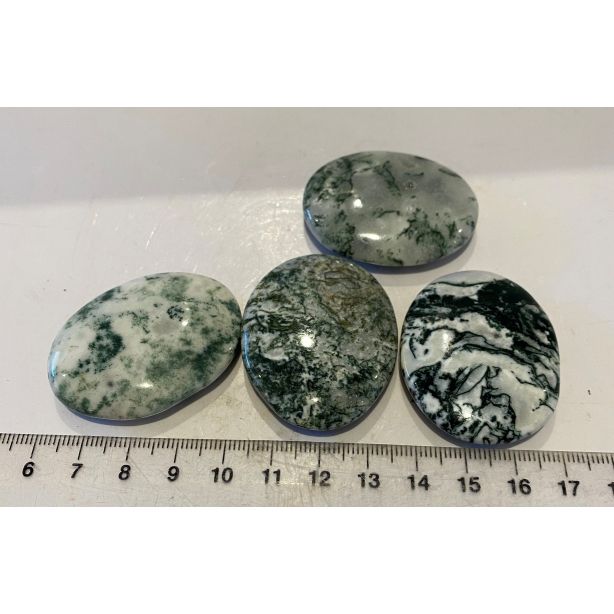 Tree Agate Flat Stones KK832