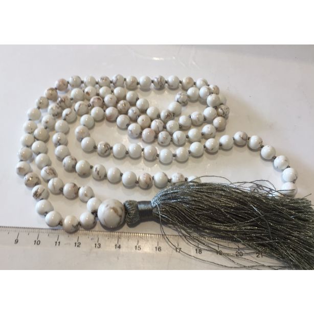 Magnesite  Mala Beads MBE402