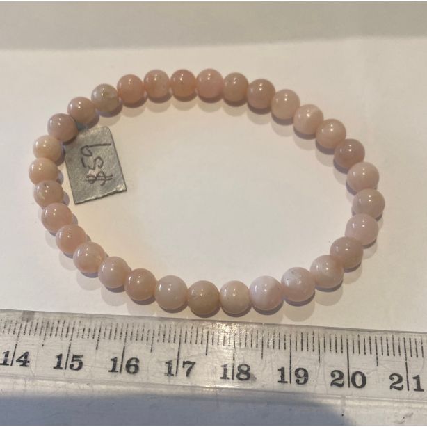 Pink Opal 6mm Bracelet MBE430