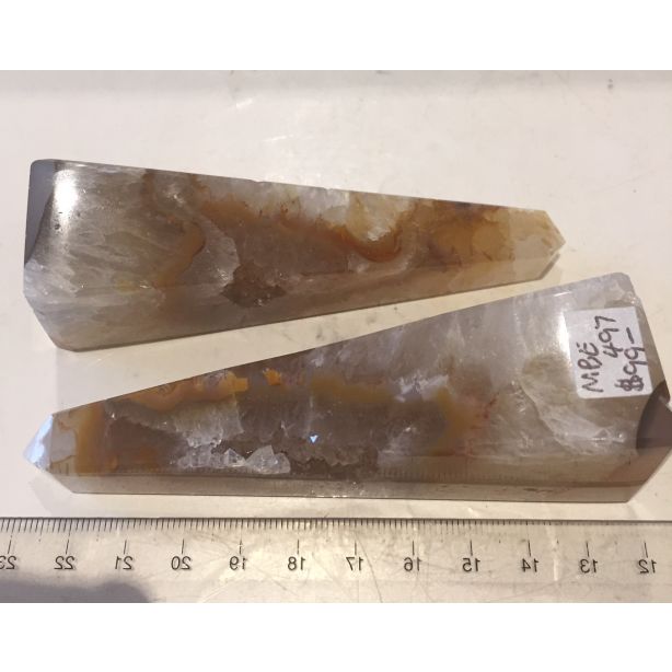 Natural Agate Obelisk MBE497