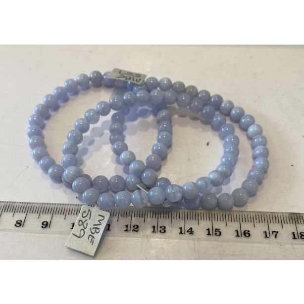 Blue Lace Agate Bracelet 6cm MBE589