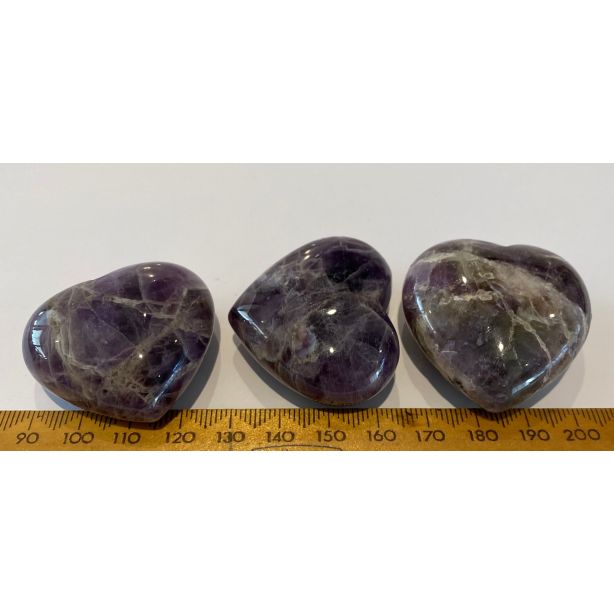 Amethyst Chevron Heart MBE590
