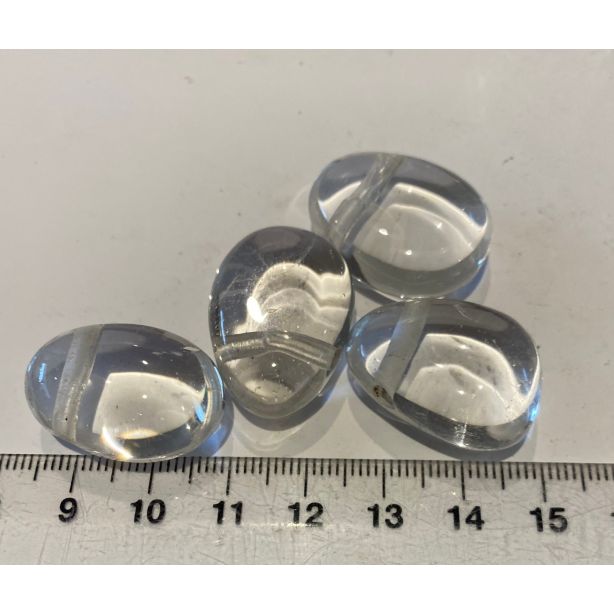 Clear Quartz Tumbled Stone Pendant MBE633