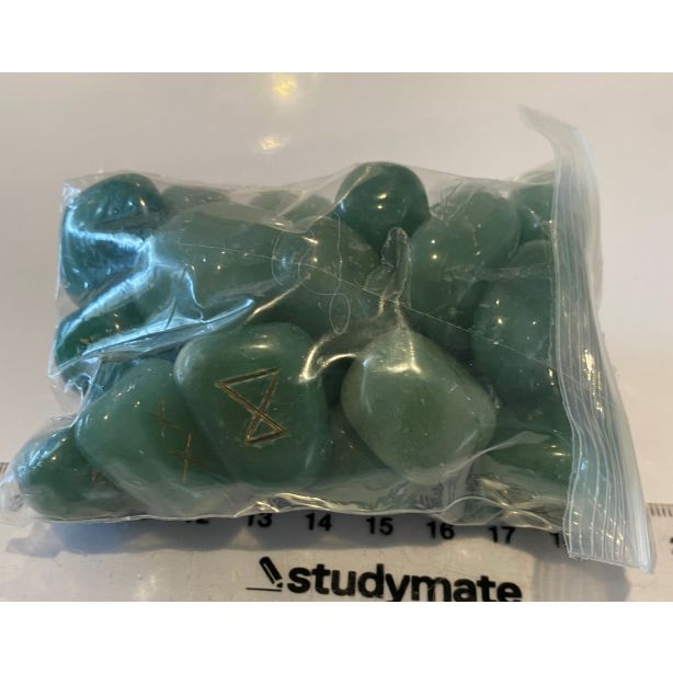 Green Aventurine Runes MBE700
