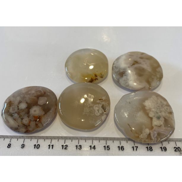 Flower Agate Flat Stone MBE820