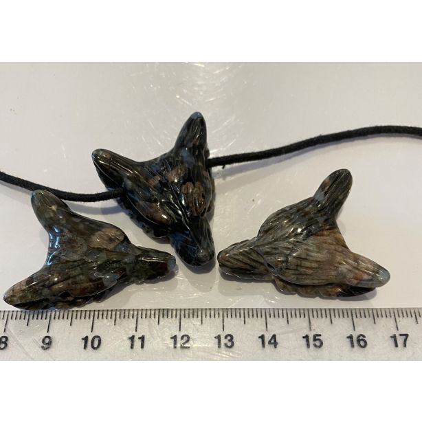 Que Sera Fox Head Pendant MBE836