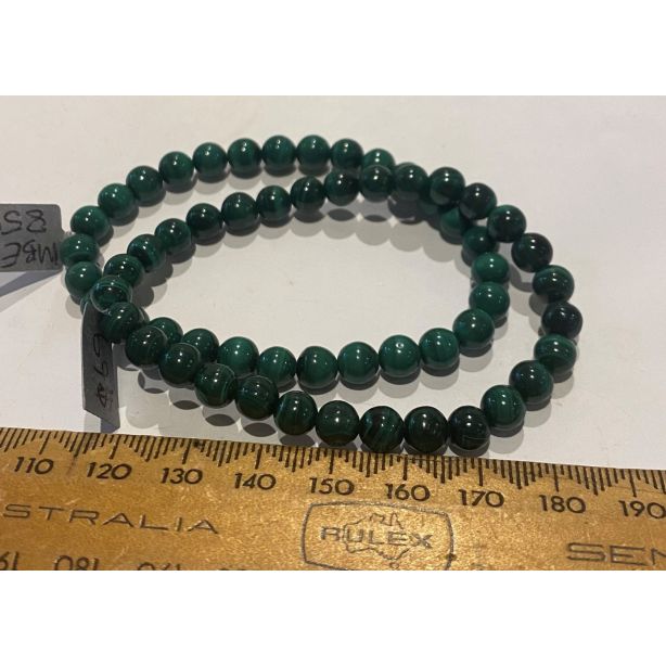 Malachite 6mm Bracelet MBE859