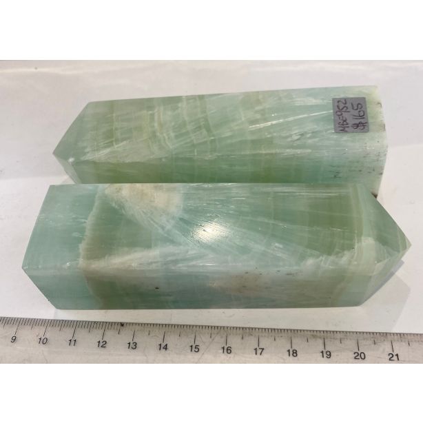 Caribbean Blue Calcite Obelisk MBE952