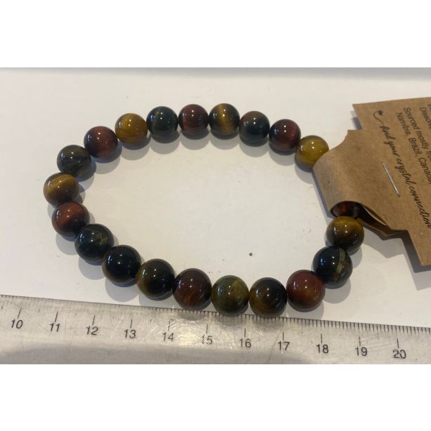 Multi Coloured Tiger Eye  Large Bracelets MBE963