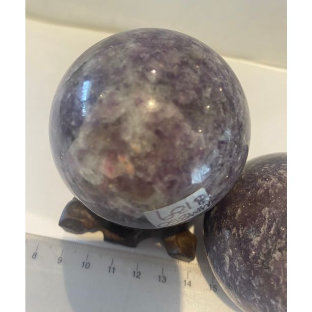  Lepidolite, Pink Tourmaline Sphere MM850