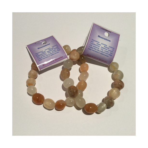 Peach Moonstone Bracelet IEC77
