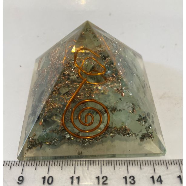 Epidote Orgonite Pyramid OA03
