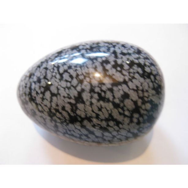 obsidian snowflake egg A162
