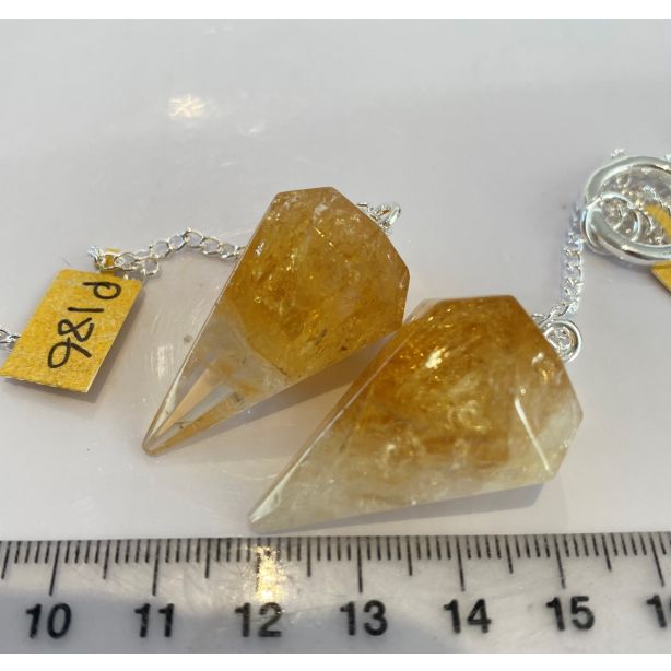 Citrine Pendulum P186