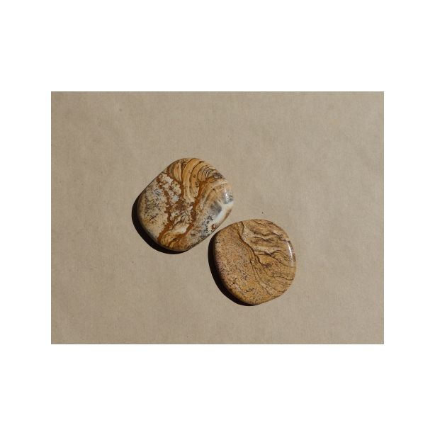 Yellow Jasper Flat Stone MBE07