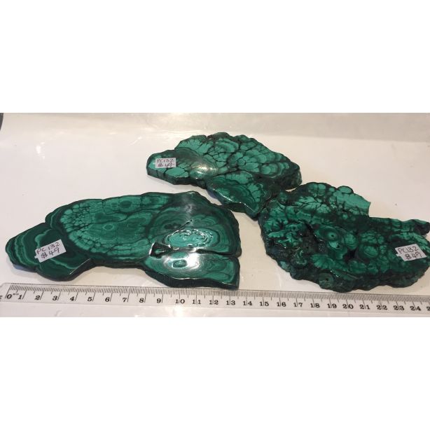  Malachite Slices 150 +grams EFI225