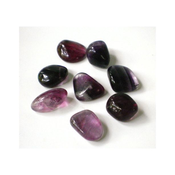 Purple Fluorite Tumble Stone E875A