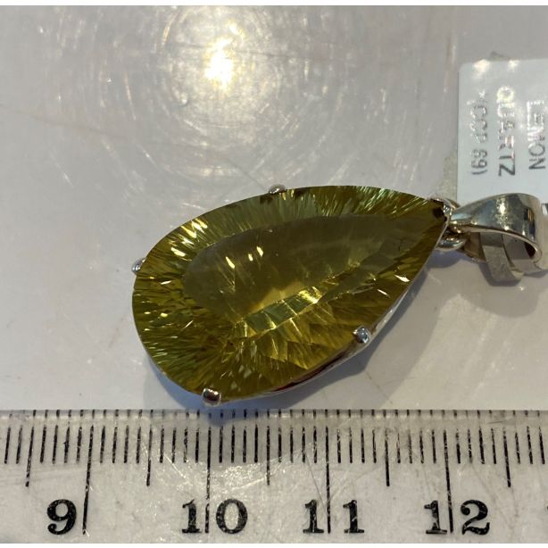 Lemon Quartz Pendant PJ538