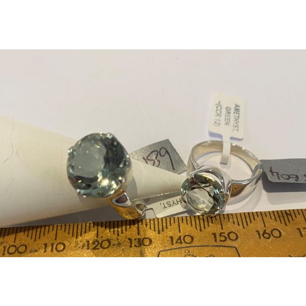 Green Amethyst Ring PJ604