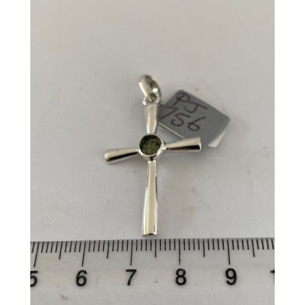 Moldavite Ankh Pendent PJ756