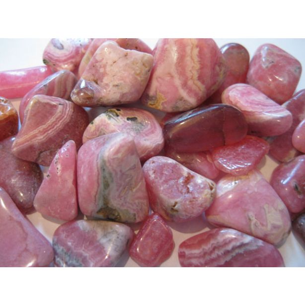 rhodochrosite tumbled stone