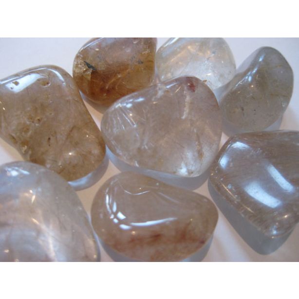 ritulated quartz tumbled stone