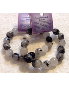 Tourmalinated Quartz Bracelet IEC288