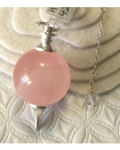 Rose Quartz Pendulum KK424