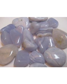 agate blue lace tumble stone