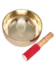 Hammered Brass Singing Bowl 5.5cm x 10cm WIASB05