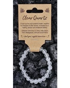 Clear Quartz 8mm Bracelet MBE145