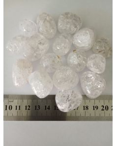Crackled Fire Clear Quartz