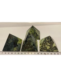  Serpentine and Pyrite Pyramid CC184