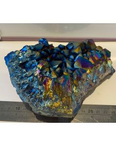Rainbow Aura Quartz CC622