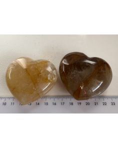 Golden Healer Quartz Heart CC692