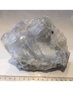 Selenite on Pale Amethyst CM296