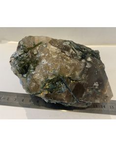 Green Tourmaline in Quartz CM450