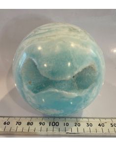 Caribbean Blue Calcite Sphere CW523