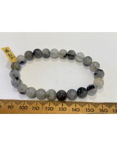 Tourmalinated  Quartz Bracelet 8mm CW625