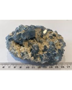 Celestite with Calcite  CW669