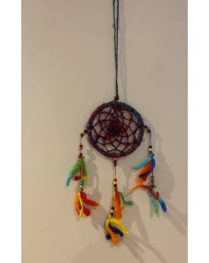 Rainbow  Cord Dream Catcher D55