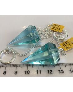Pale Blue Obsidian Pendulum EFI219
