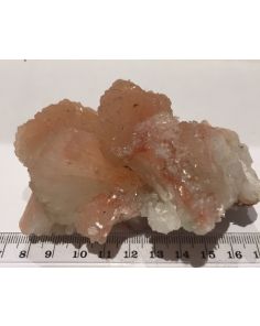 Red Zeolite Apophyllite, Stilbite FL17