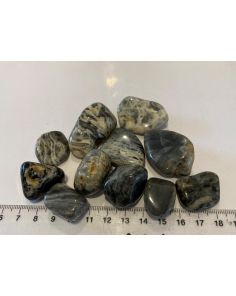 Lavikite or Black Moonstone Tumbled Stone FL195
