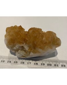 Yellow Calcite on Stilbite GT333