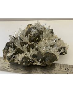 Sphalerite, Pyrite on Quartz GT504